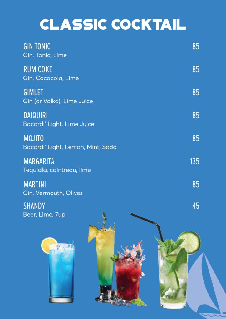 Classic Cocktails Selection for Food Hoi An Dining