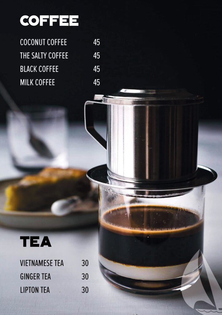 Vietnamese Coffee and Tea at Hoi An Restaurant