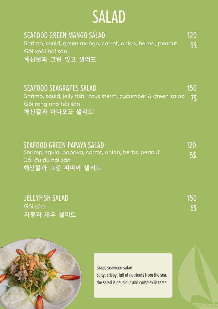 Fresh Seafood Salad Options for Food Hoi An Meals